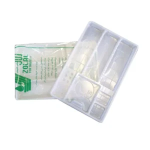 سینی یکبار مصرف زلال طب شیمی 500گرمی ZOLAL TEB SHIMI