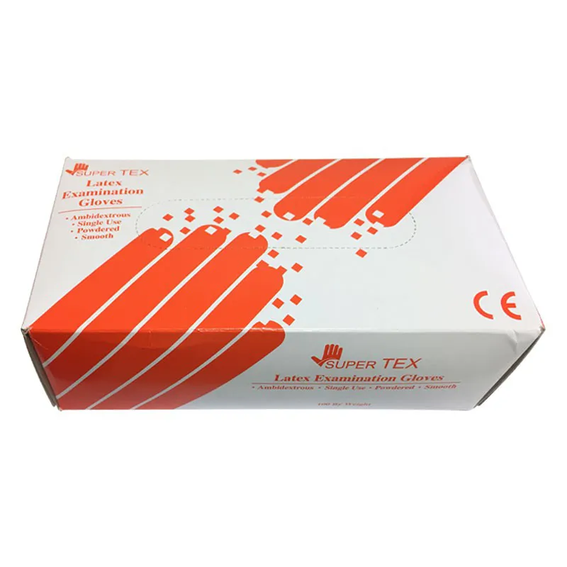 دستکش لاتکس پودری سوپر تکس Super Tex